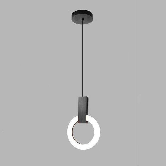 Modern Acrylic Ring LED Pendant Light