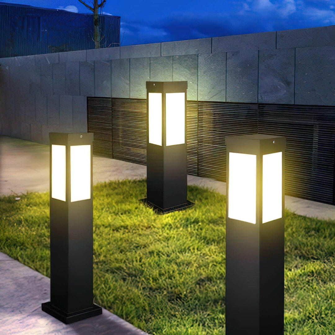 Modern Outdoor Bollard Light - IP65 Waterproof