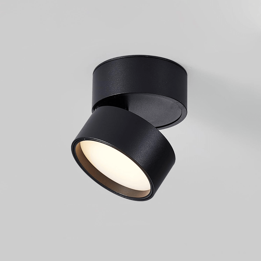 Adjustable LED Ceiling Spotlight Fixture, Warm White, 10cm