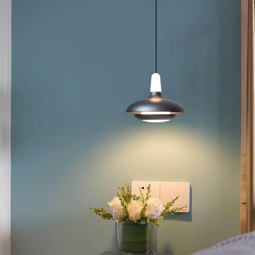 Modern LED Pendant Light, Dimmable, 18cm Diameter