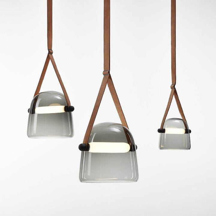 Modern Pendant Lamp with Metal Accents