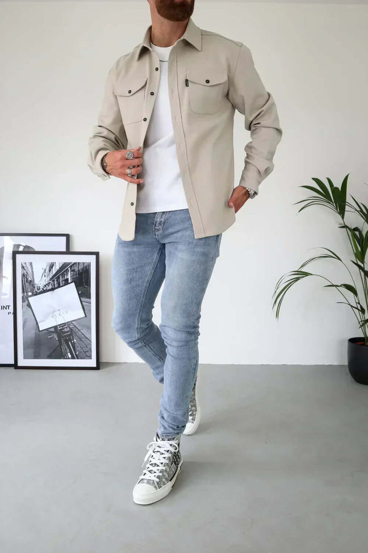 Men's Premium Overshirt - Versatile & Stylish