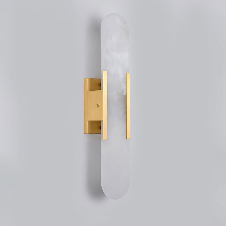 Elongated Alabaster Wall Lamp