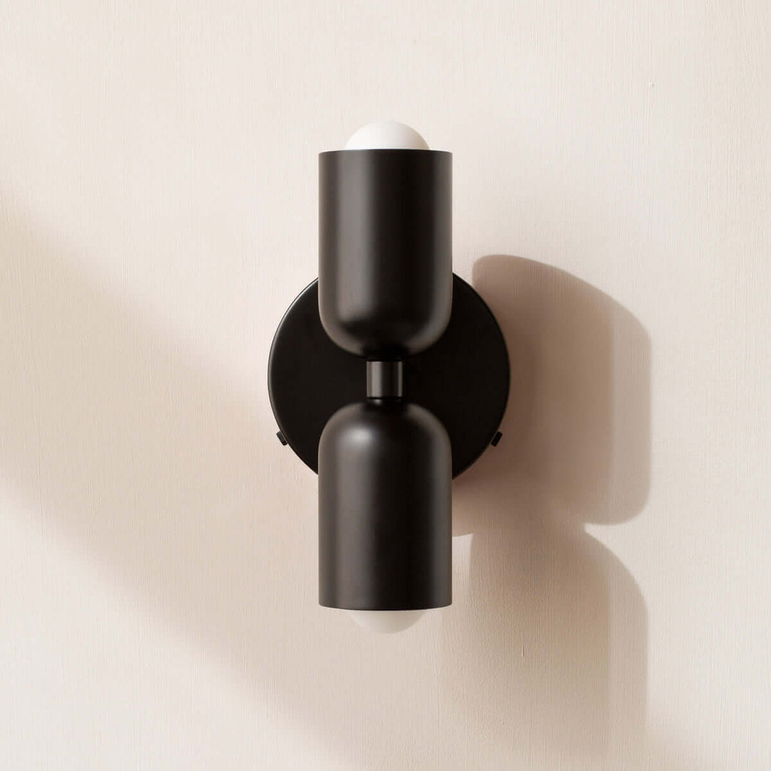 Double Head Metal Wall Light Fixture