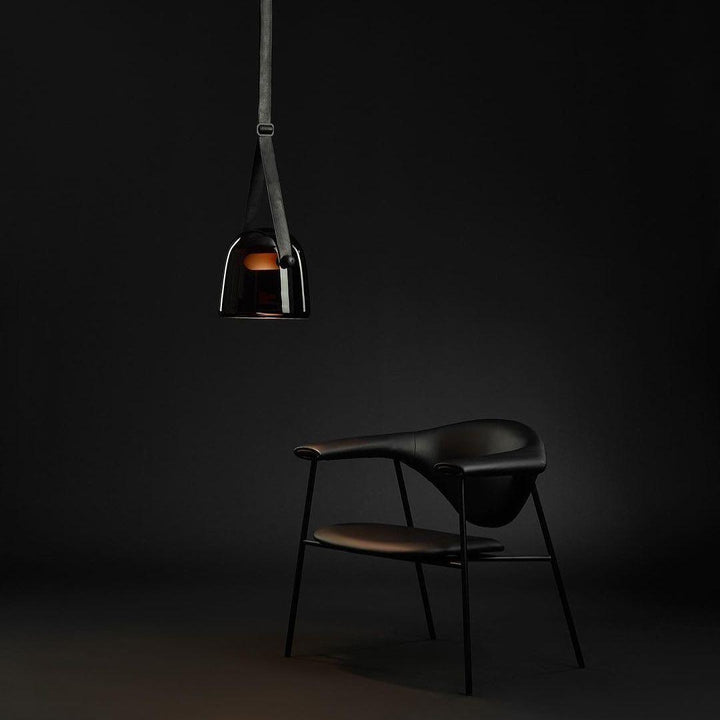 Modern Pendant Lamp with Metal Accents
