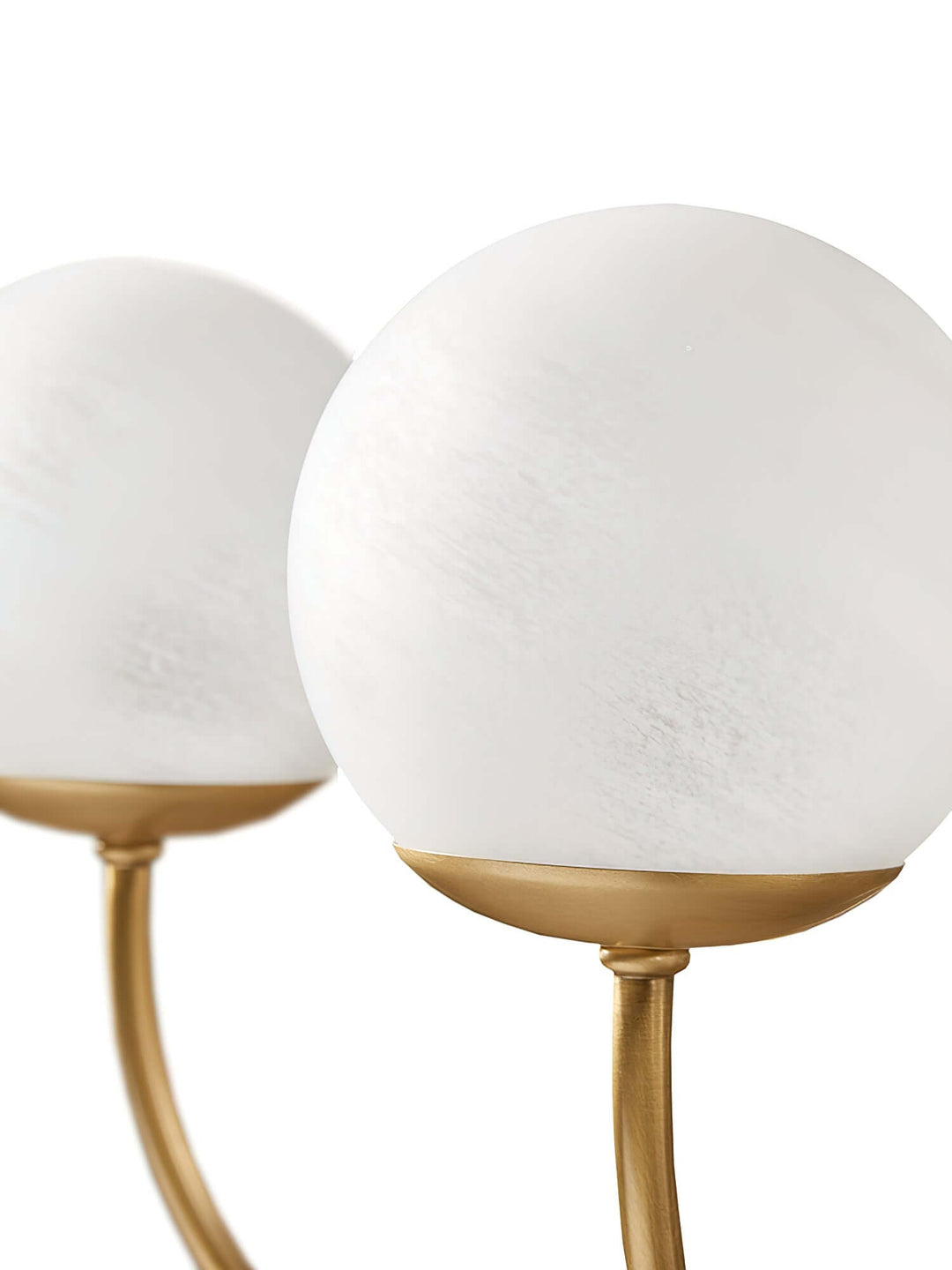 Modern 6-Light Spherical Glass Chandelier 75cm