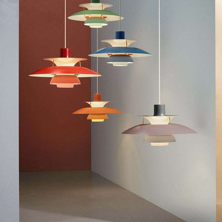 Modern LED Hanging Lamp with Shade