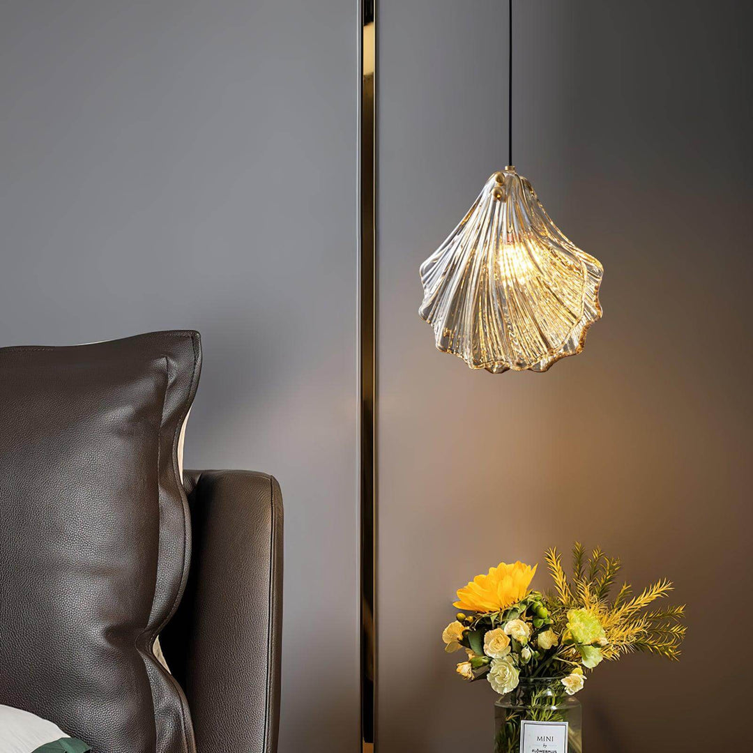 Seashell Glass Pendant Light