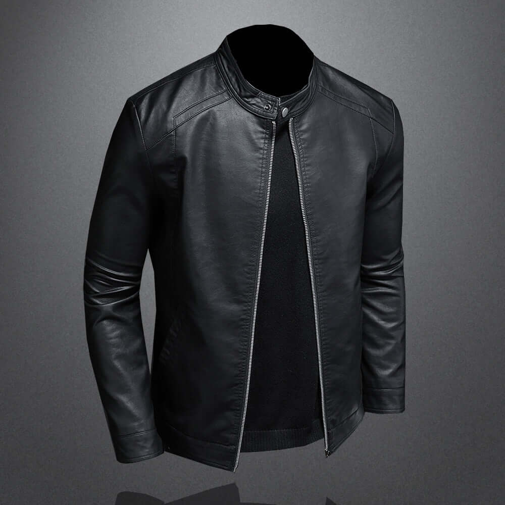Classic Style Biker Jacket for Men