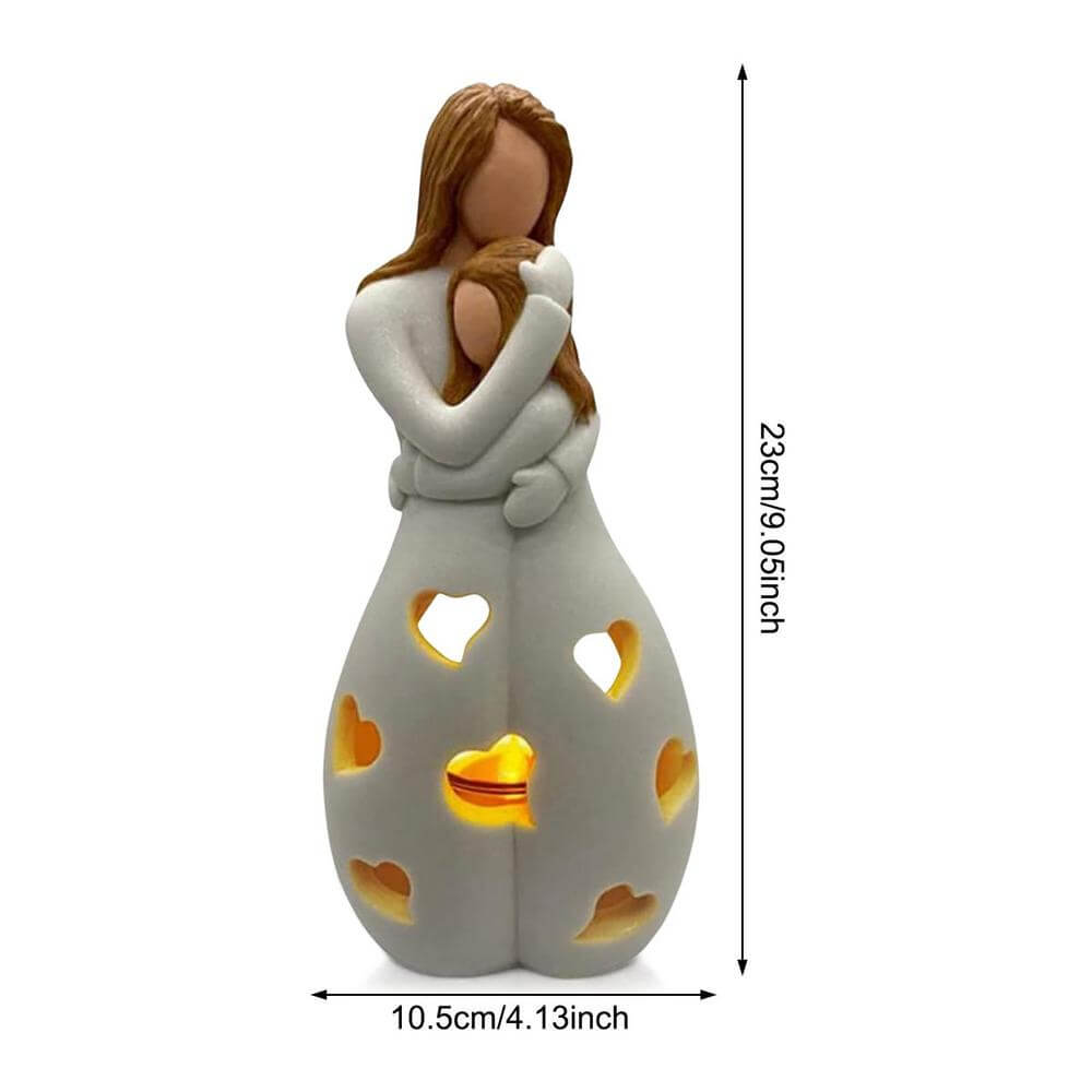 Decorative Resin Table Lamp with Warm Glow