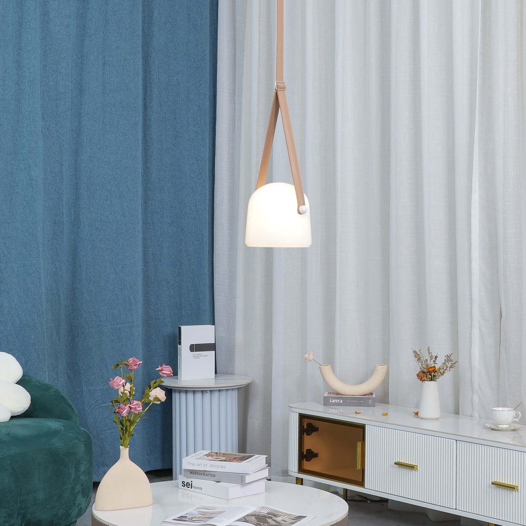 Modern Pendant Lamp with Metal Accents