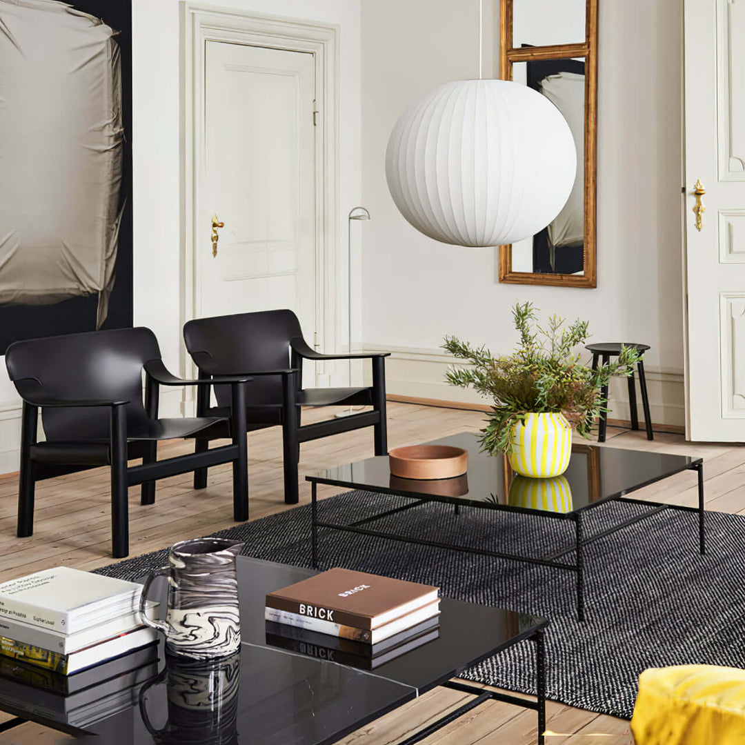 Nordic Style Pendant Lamp with Semi-Wood Finish