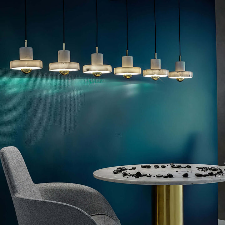 Marble Pendant Lamp with Integrated LED