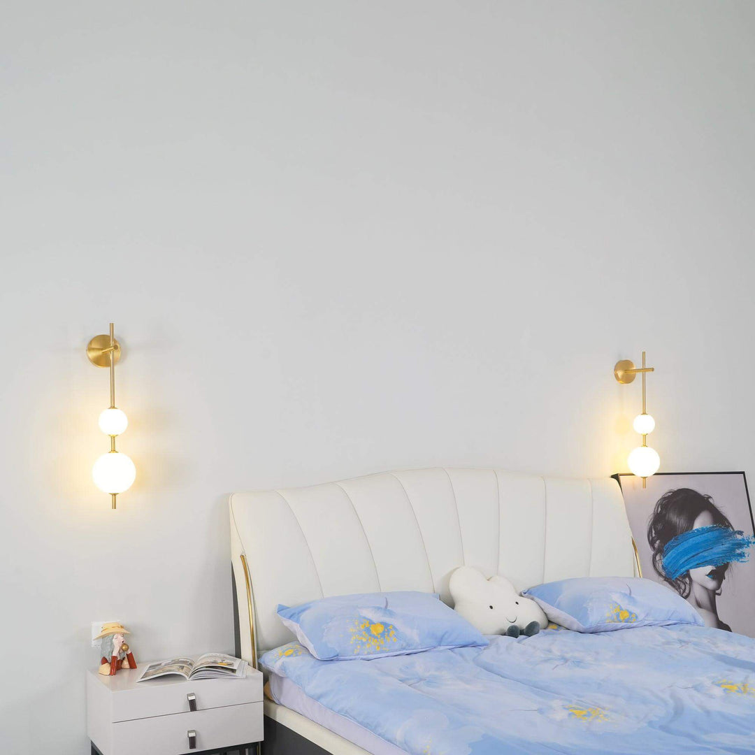 Modern Glass Globe Wall Lamp
