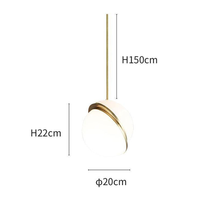 Modern Crescent Pendant Lamp