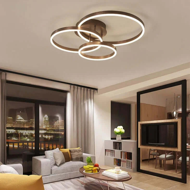Modern LED Ring Ceiling Light Fixture