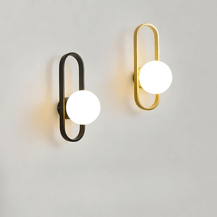Modern Glass LED Wall Sconce Light Fixture