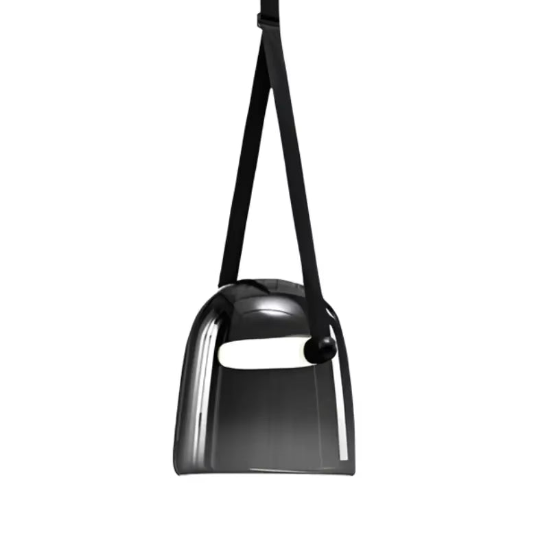 Modern Pendant Lamp with Metal Accents
