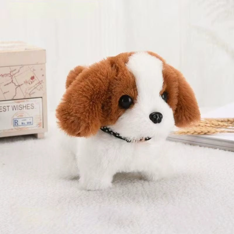 Kids' Interactive Robot Dog Toy - Realistic Walking Plush Puppy