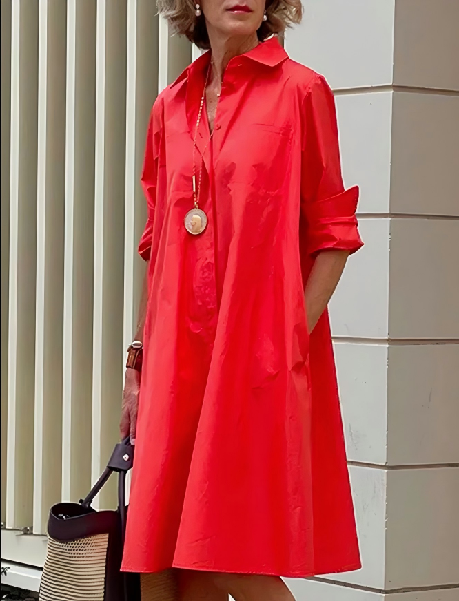 Stretch Fit Polo Dress