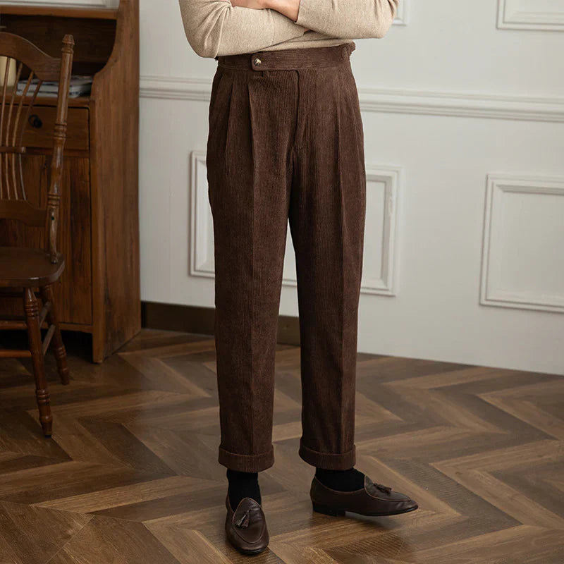 Men's Pleated Trousers