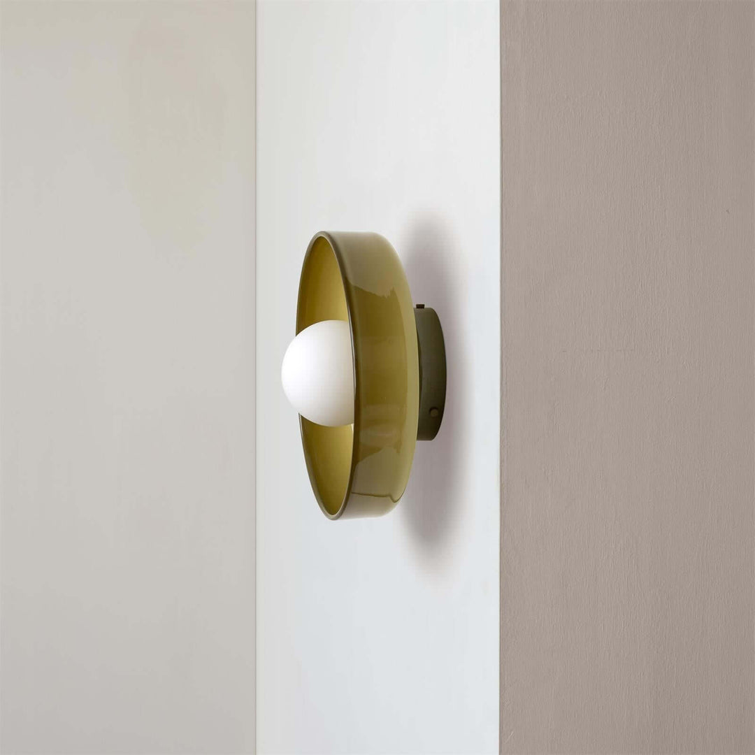 Modern Round Glass Ceiling Light Fixture