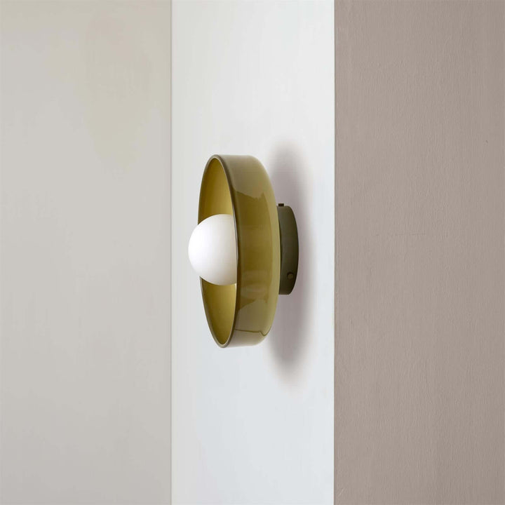Modern Round Glass Ceiling Light Fixture