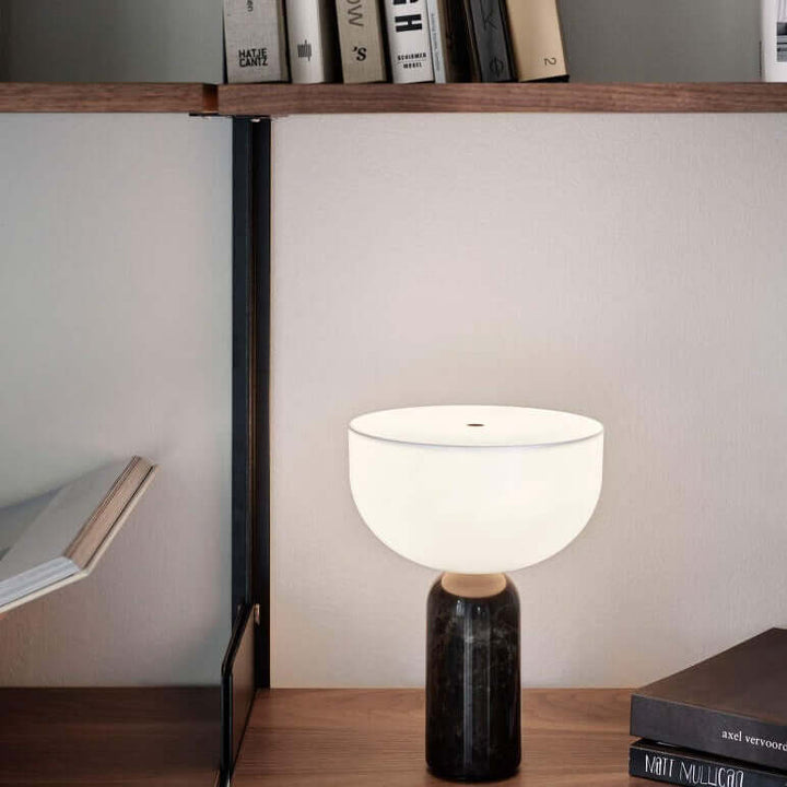 Modern Marble Table Lamp with LED Light