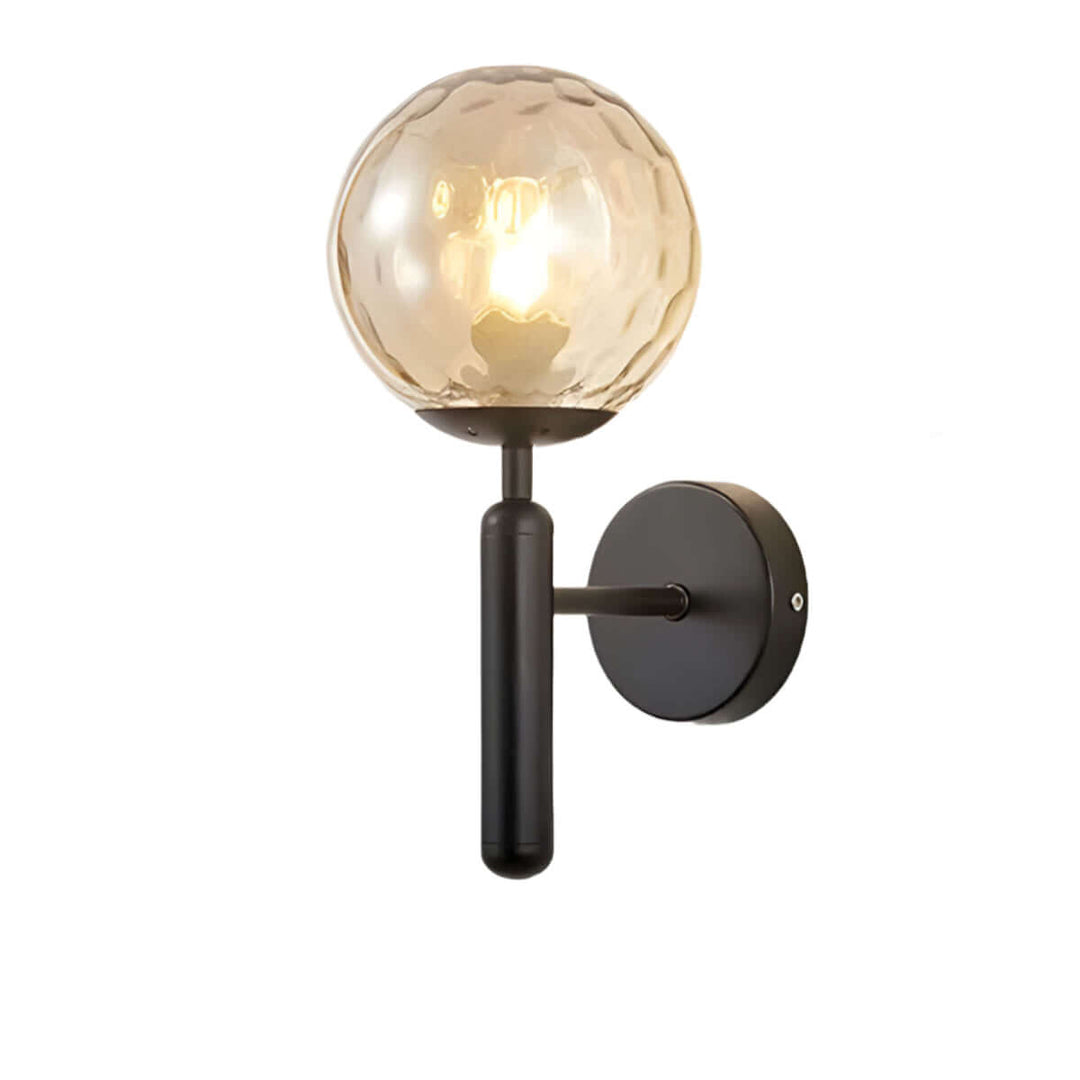 Mid-Century Modern Glass Wall Lamp