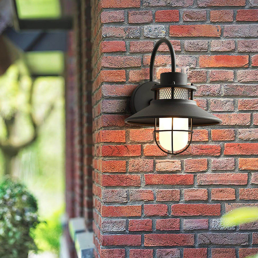 Outdoor Wall Lamp with IP65 Moisture Protection