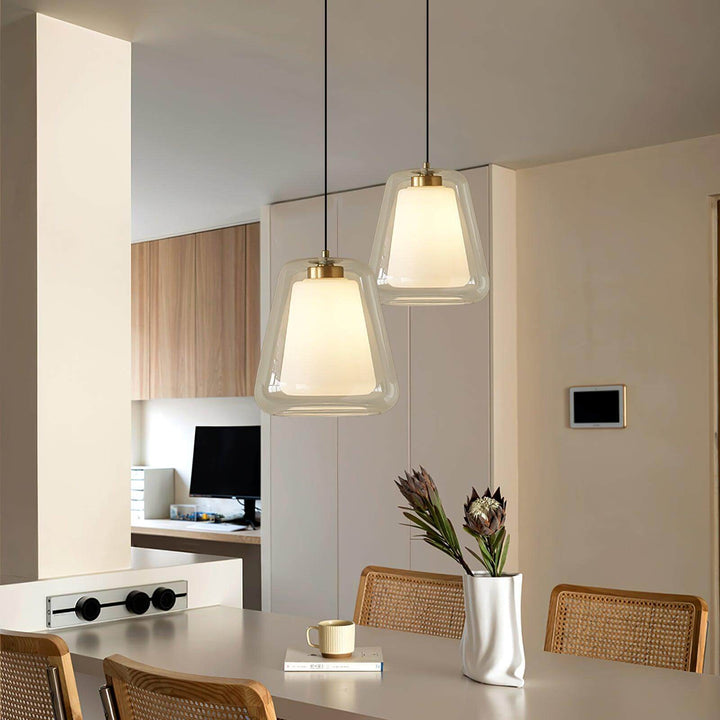 Modern Glass Pendant Light 27cm