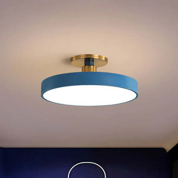 Round Acrylic LED Flush Mount Ceiling Light