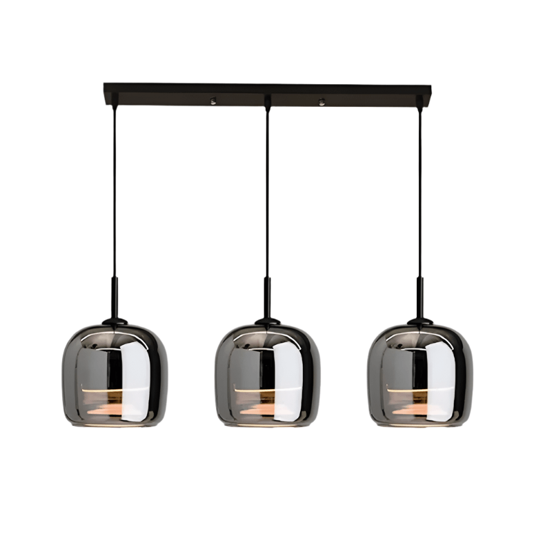 Modern Black Glass Pendant Light