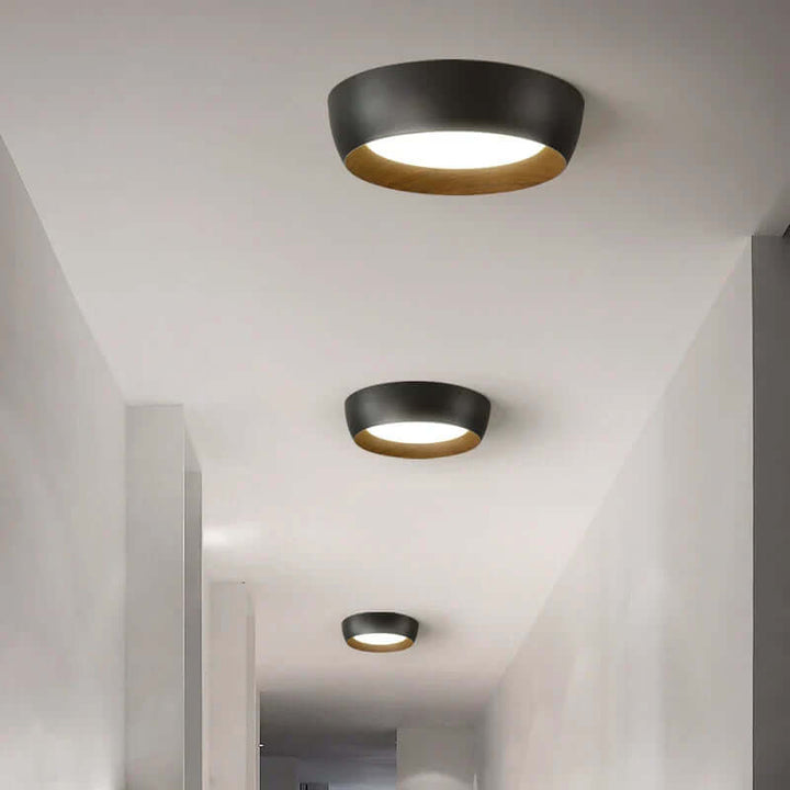 Modern Wood Accent Ceiling Light