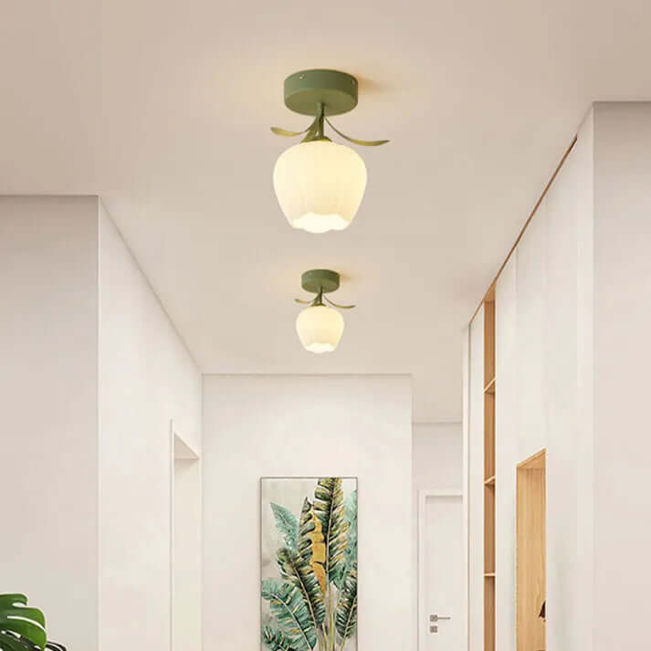 Tiffany Style Mini Floral Ceiling Light