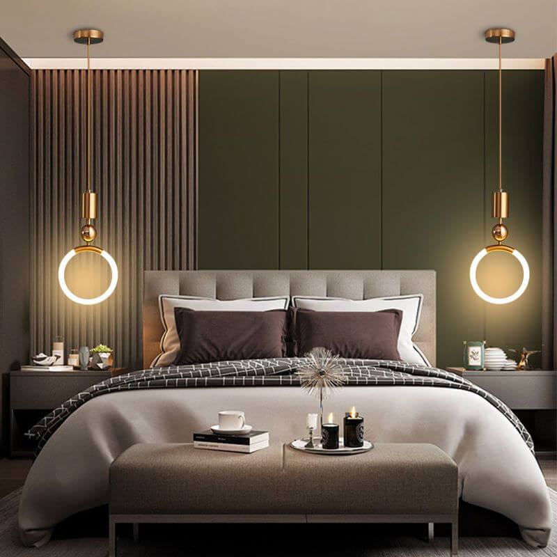 Modern LED Pendant Light Fixture for Minimalist Home Decor