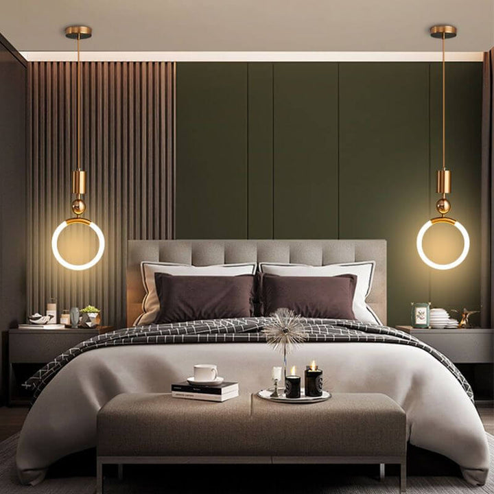Modern LED Pendant Light Fixture for Minimalist Home Decor