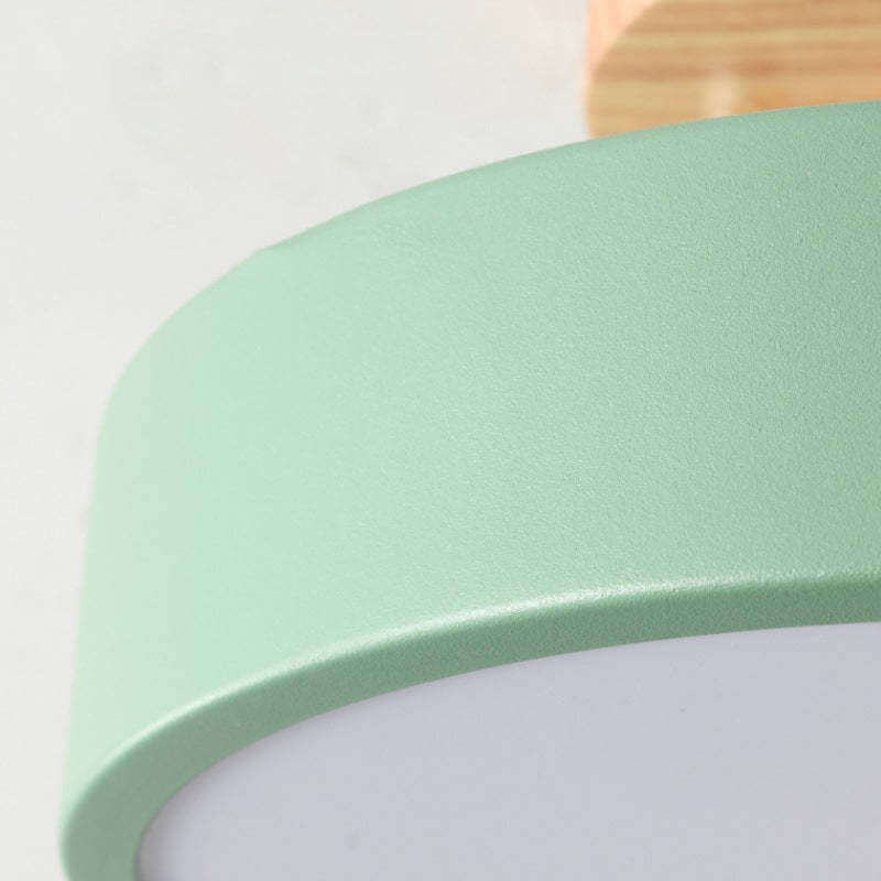 Modern Wooden LED Ceiling Light