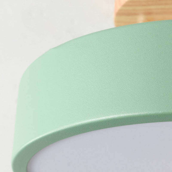 Modern Wooden LED Ceiling Light