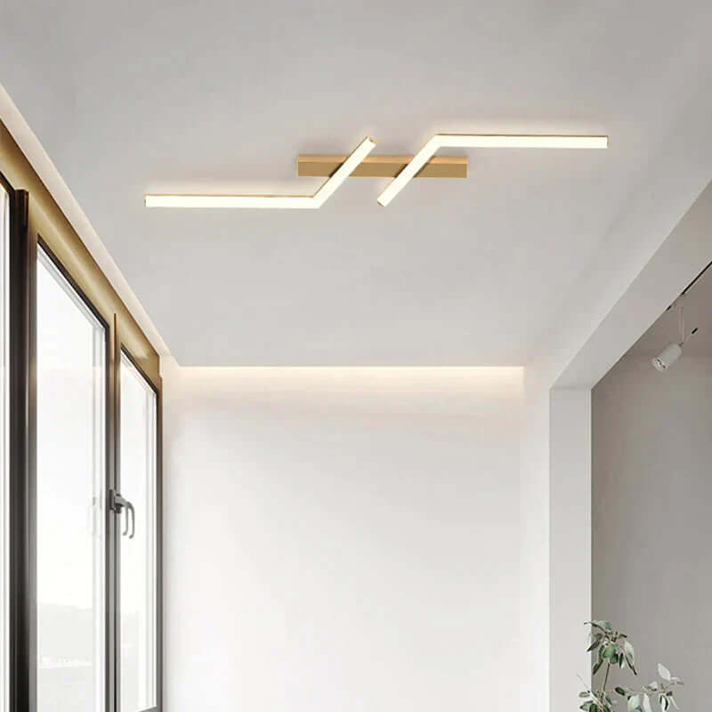 Modern LED Ceiling Light with Line Design