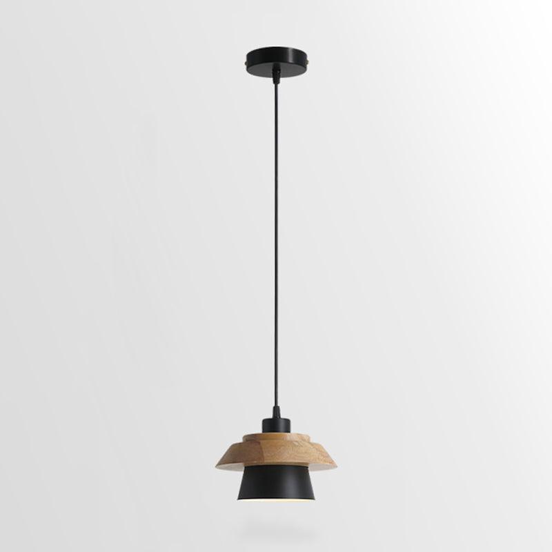 Natural Stone & Wood Pendant Lamp