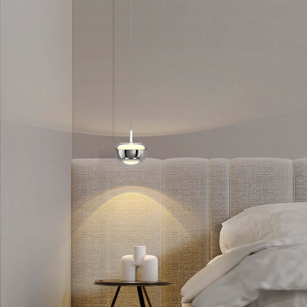 Semicircle LED Pendant Light, Modern Hanging Ceiling Lamp