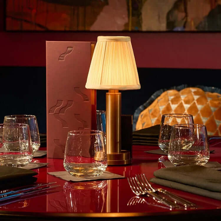 Cordless LED Metal Table Lamp