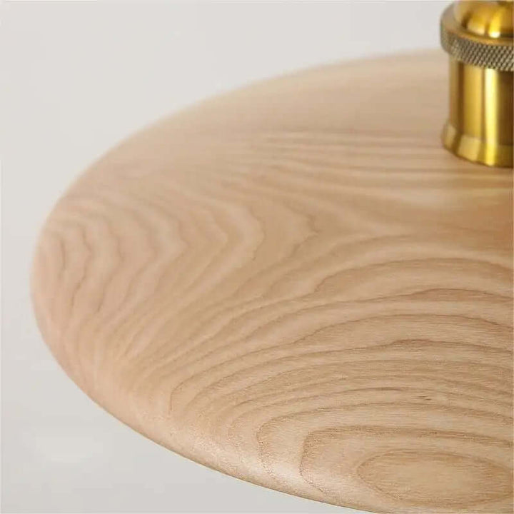 Elegant Wood Ceiling Lamp 2700K LED
