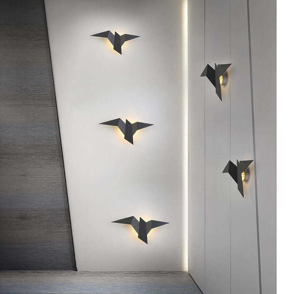 Decorative Iron Bird Wall Light