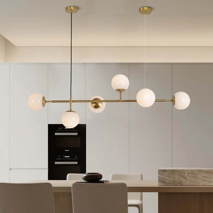 Modern Glass Orb Pendant Light