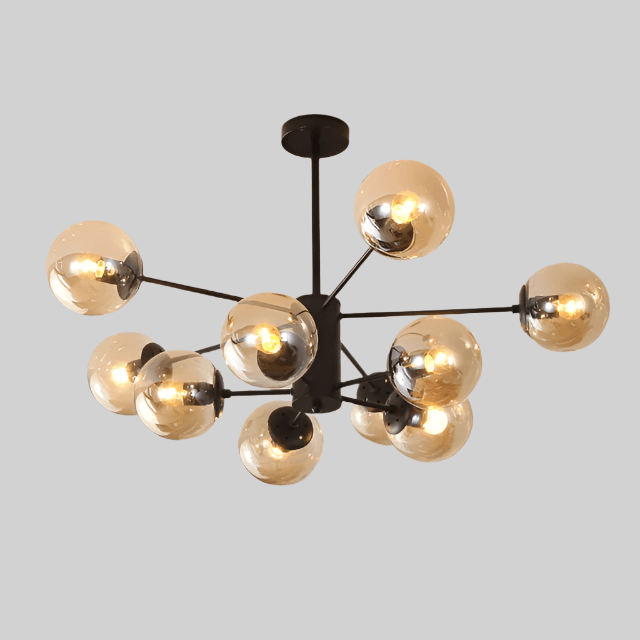 Elegant Glass Ball Chandelier