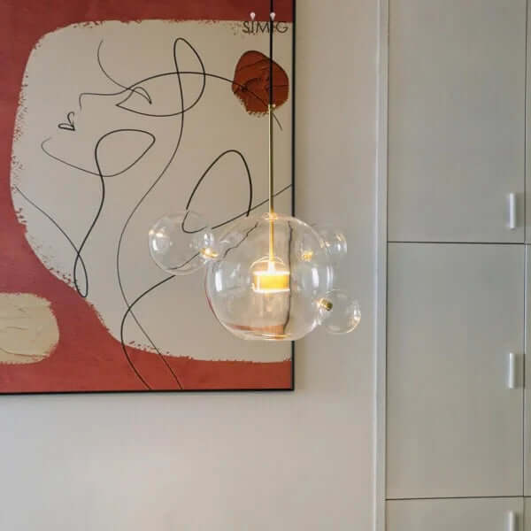 Modern Glass Sphere Pendant Light