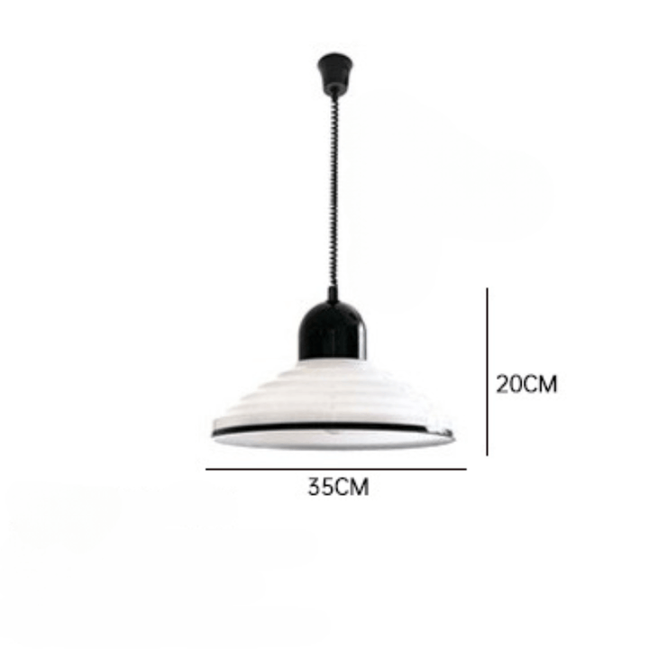 Cream Glass Pendant Lamp