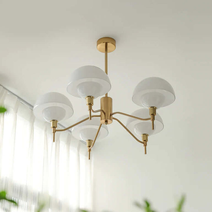 Elegant Cream Bubble Chandelier